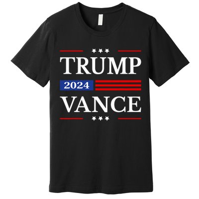 Trump Vance 2024 Donald Trump 2024 President Jd Vance J.D. Premium T-Shirt