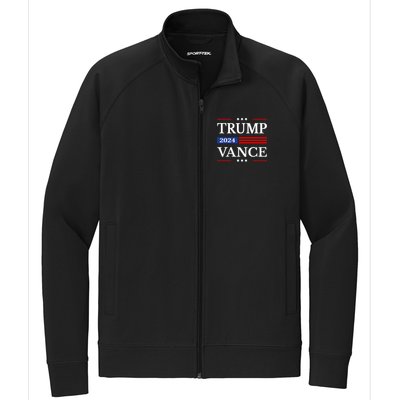 Trump Vance 2024 Donald Trump 2024 President Jd Vance J.D. Stretch Full-Zip Cadet Jacket