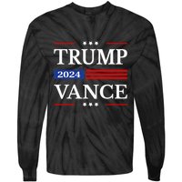 Trump Vance 2024 Donald Trump 2024 President Jd Vance J.D. Tie-Dye Long Sleeve Shirt