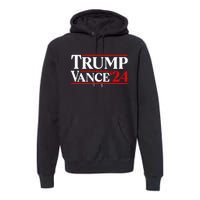 Trump Vance 2024 Donald Trump J.D. Vance For President Premium Hoodie