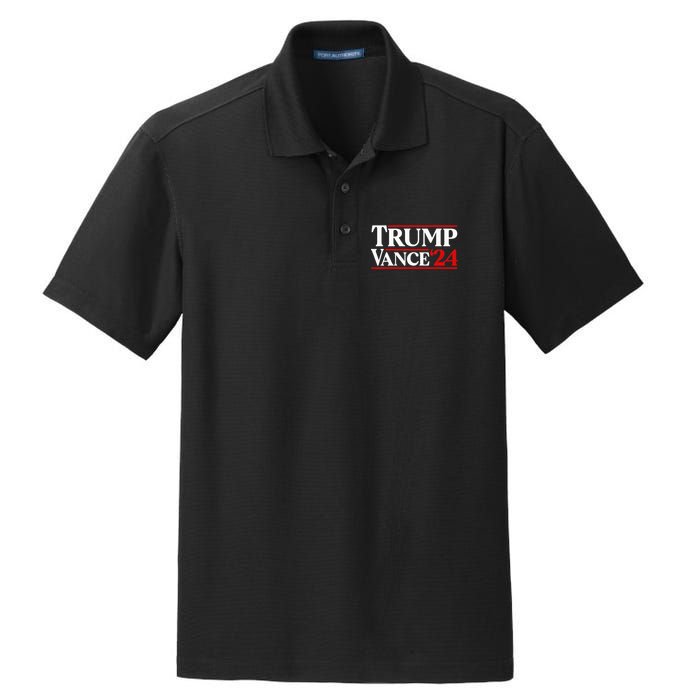 Trump Vance 2024 Donald Trump J.D. Vance For President Dry Zone Grid Polo