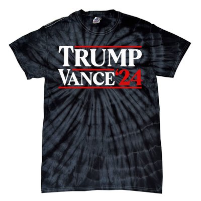 Trump Vance 2024 Donald Trump J.D. Vance For President Tie-Dye T-Shirt