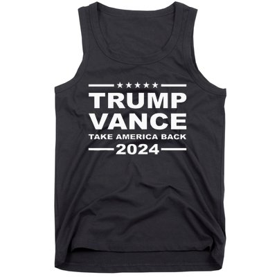 Trump Vance 2024 Take America Back President Tank Top