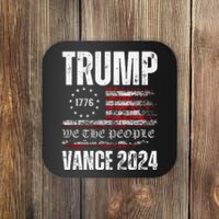 Trump Vance 2024 President Trump Supporter Re Election Coaster