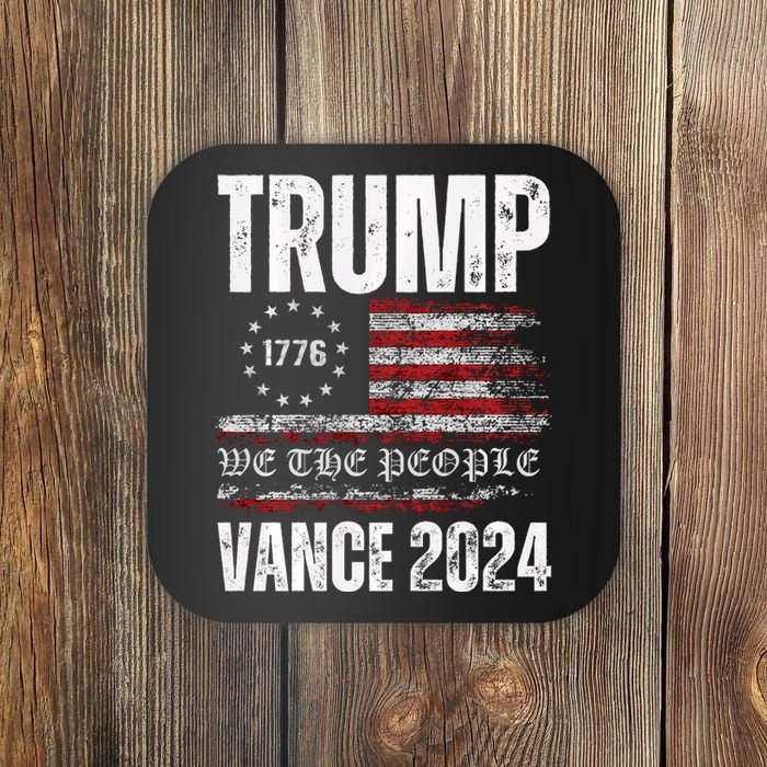 Trump Vance 2024 President Trump Supporter Re Election Coaster