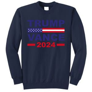 Trump Vance 2024 Donald Trump J.D. Vance For President Tall Sweatshirt