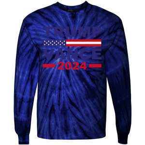 Trump Vance 2024 Donald Trump J.D. Vance For President Tie-Dye Long Sleeve Shirt