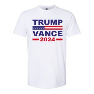 Trump Vance 2024 Donald Trump J.D. Vance For President Softstyle CVC T-Shirt