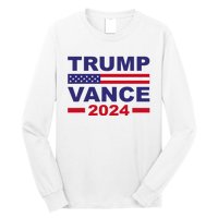 Trump Vance 2024 Donald Trump J.D. Vance For President Long Sleeve Shirt