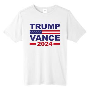 Trump Vance 2024 Donald Trump J.D. Vance For President Tall Fusion ChromaSoft Performance T-Shirt