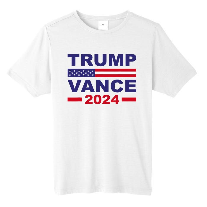 Trump Vance 2024 Donald Trump J.D. Vance For President Tall Fusion ChromaSoft Performance T-Shirt