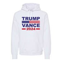 Trump Vance 2024 Donald Trump J.D. Vance For President Premium Hoodie