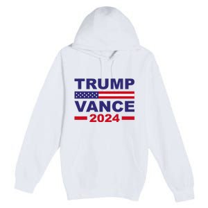 Trump Vance 2024 Donald Trump J.D. Vance For President Premium Pullover Hoodie