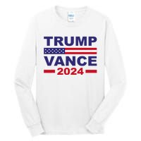 Trump Vance 2024 Donald Trump J.D. Vance For President Tall Long Sleeve T-Shirt