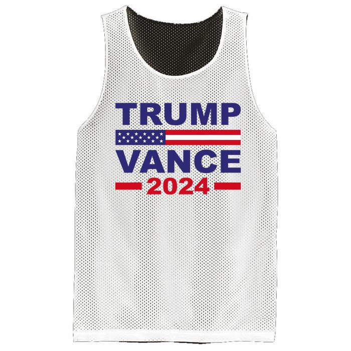 Trump Vance 2024 Donald Trump J.D. Vance For President Mesh Reversible Basketball Jersey Tank