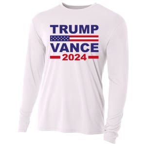 Trump Vance 2024 Donald Trump J.D. Vance For President Cooling Performance Long Sleeve Crew