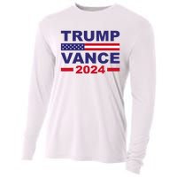 Trump Vance 2024 Donald Trump J.D. Vance For President Cooling Performance Long Sleeve Crew