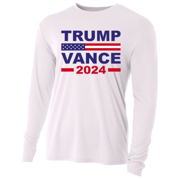 Trump Vance 2024 Donald Trump J.D. Vance For President Cooling Performance Long Sleeve Crew