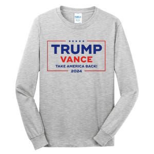 Trump Vance 2024 Vice President Vp Trump 2024 Election Tall Long Sleeve T-Shirt