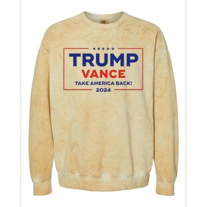 Trump Vance 2024 Vice President Vp Trump 2024 Election Colorblast Crewneck Sweatshirt