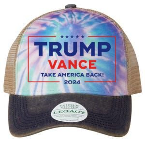 Trump Vance 2024 Vice President Vp Trump 2024 Election Legacy Tie Dye Trucker Hat