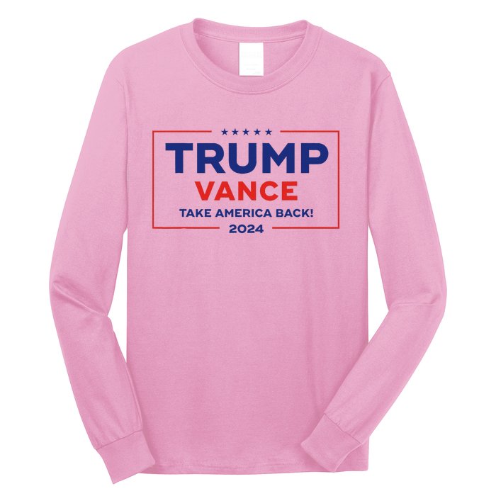 Trump Vance 2024 Vice President Vp Trump 2024 Election Long Sleeve Shirt