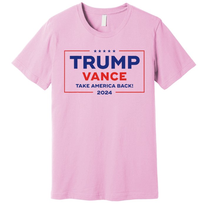 Trump Vance 2024 Vice President Vp Trump 2024 Election Premium T-Shirt