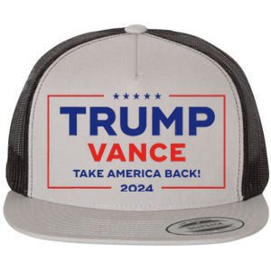 Trump Vance 2024 Vice President Vp Trump 2024 Election Flat Bill Trucker Hat