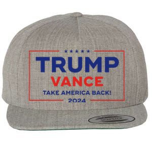 Trump Vance 2024 Vice President Vp Trump 2024 Election Wool Snapback Cap