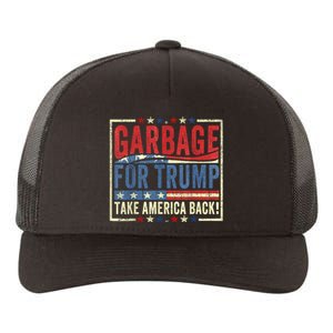 Trump Vance 2024 Proud To Be Garbage Presidential Election Yupoong Adult 5-Panel Trucker Hat