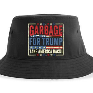 Trump Vance 2024 Proud To Be Garbage Presidential Election Sustainable Bucket Hat