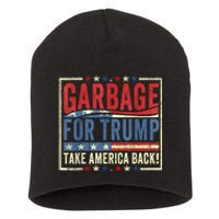 Trump Vance 2024 Proud To Be Garbage Presidential Election Short Acrylic Beanie