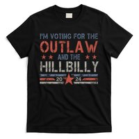 Trump Vance 2024 Donald Trump J.D. Vance Outlaw Hillbilly T-Shirt