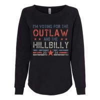 Trump Vance 2024 Donald Trump J.D. Vance Outlaw Hillbilly Womens California Wash Sweatshirt