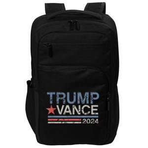 Trump Vance 2024 Retro Stripe Trump Jd Vance Impact Tech Backpack