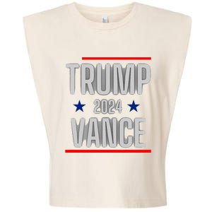 Trump Vance 2024 Presidential Race Garment-Dyed Women's Muscle Tee