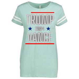 Trump Vance 2024 Presidential Race Enza Ladies Jersey Football T-Shirt