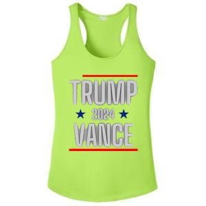 Trump Vance 2024 Presidential Race Ladies PosiCharge Competitor Racerback Tank