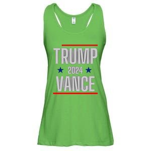 Trump Vance 2024 Presidential Race Ladies Essential Flowy Tank