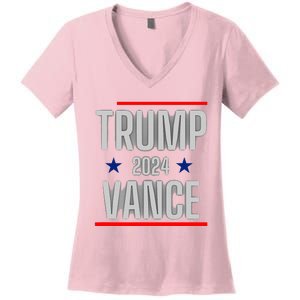 Trump Vance 2024 Presidential Race Women's V-Neck T-Shirt