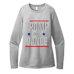 Trump Vance 2024 Presidential Race Womens CVC Long Sleeve Shirt