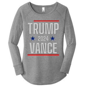 Trump Vance 2024 Presidential Race Women's Perfect Tri Tunic Long Sleeve Shirt