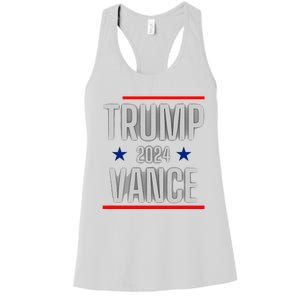 Trump Vance 2024 Presidential Race Women's Racerback Tank