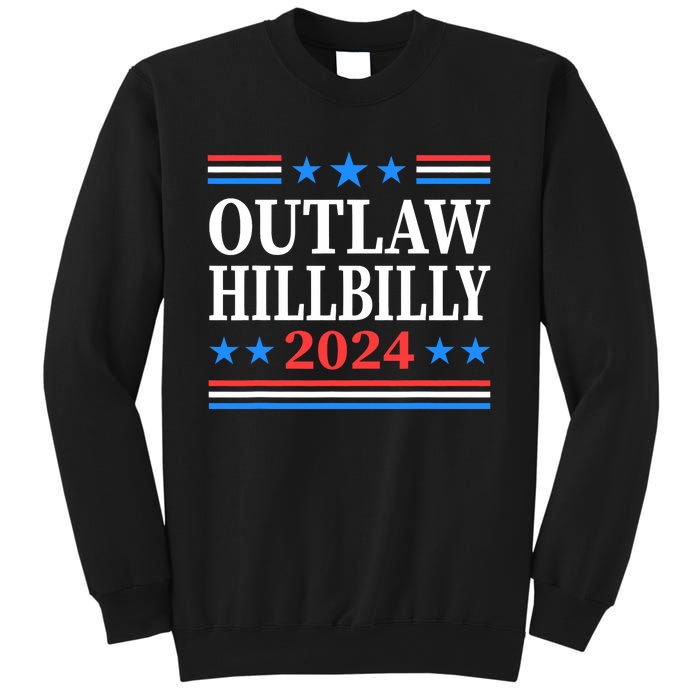 Trump Vance 2024 Outlaw Hillbilly Us Flag Vintage Sweatshirt