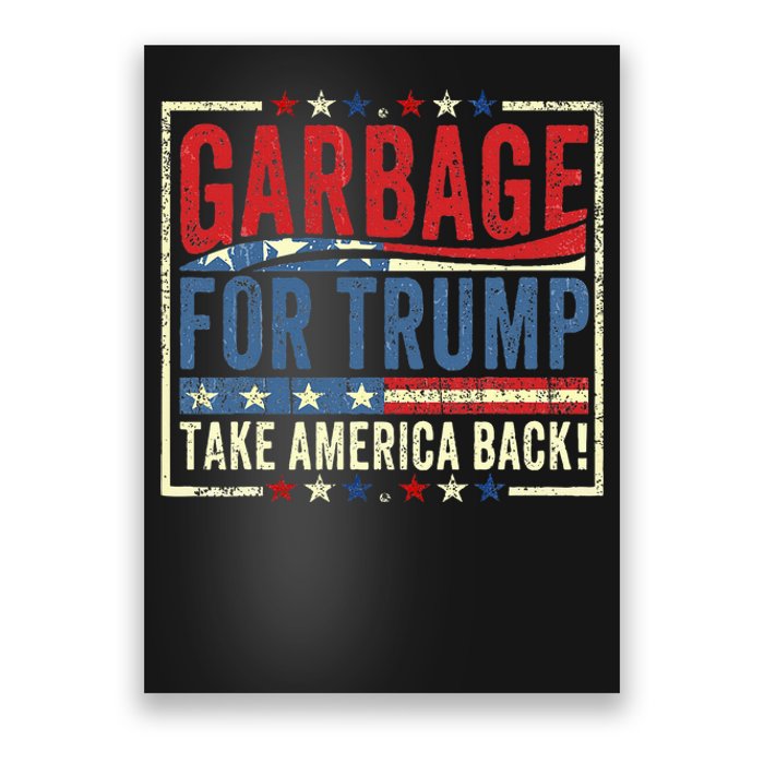 Trump Vance 2024 Proud To Be Garbage Presidential Election Poster