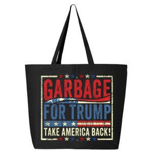 Trump Vance 2024 Proud To Be Garbage Presidential Election 25L Jumbo Tote