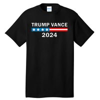 Trump Vance 2024 Donald Trump J.D. Vance For President Tall T-Shirt