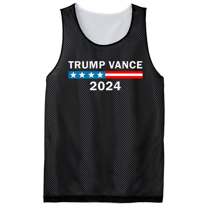 Trump Vance 2024 Donald Trump J.D. Vance For President Mesh Reversible Basketball Jersey Tank