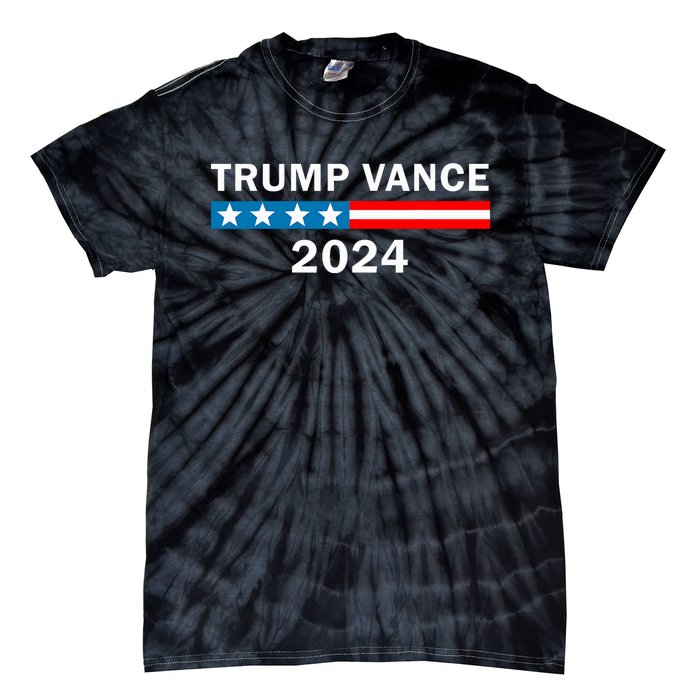 Trump Vance 2024 Donald Trump J.D. Vance For President Tie-Dye T-Shirt