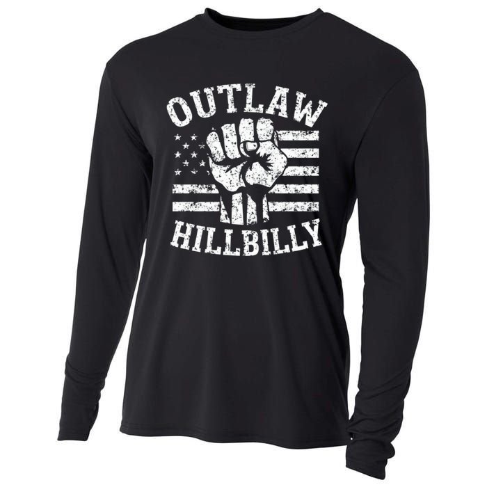 Trump Vance 2024 Donald Trump J.D. Vance Outlaw Hillbilly Cooling Performance Long Sleeve Crew